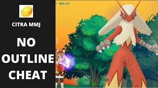 Pokemon Omega Ruby  No Outline Cheat  Citra MMJ Android [upl. by Saoj]