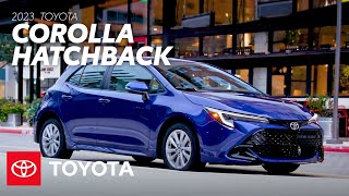 2023 Toyota Corolla Hatchback Overview  Toyota [upl. by Airliah]