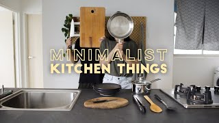 Minimalist Kitchen Essentials  Our 10 Favourite Basic Cooking Utensils [upl. by Libove]