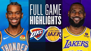 THUNDER at LAKERS  FULL GAME HIGHLIGHTS  March 4 2024 [upl. by Notsirhc]