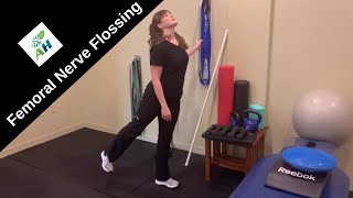 Femoral Nerve Flossing Exercises  Femoral Nerve Glide [upl. by Ellyn145]