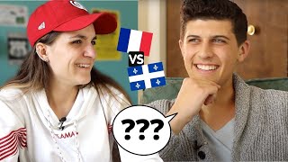 Quebecois VS French Speaker  Will I understand it French Reacts to Canadian French [upl. by Adnorrahs]