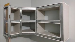 DIY Drywall kitchen cabinets Tablaroca Cocina paso a paso [upl. by Skipp]