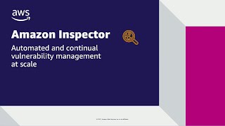 Amazon Inspector Overview Demo  Amazon Web Services [upl. by Stoll]