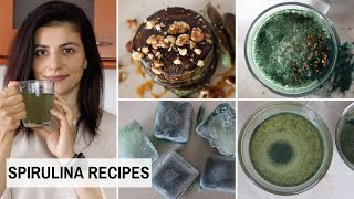 HEALTH BENEFITS OF SPIRULINA POWDER  4 Spirulina Recipes incl SPIRULINA SHOT amp SPIRULINA PANCAKES [upl. by Eanore851]