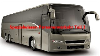 Spezialwissen Personenverkehr Teil 3 für IHK Prüfung [upl. by Nimesh747]