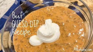 Beef Queso Dip Recipe [upl. by Karisa]