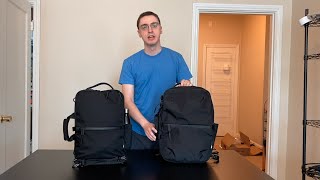 Aer Flight Pack 2 X Pac and Cordura Ballistic comparison and review [upl. by Johanan]