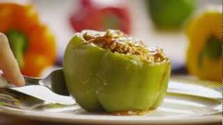 How to Make Stuffed Green Peppers  Allrecipescom [upl. by Prosperus]