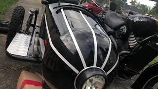 Motorcycle Sidecar Install  Part 1 [upl. by Hepza582]