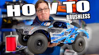 Easily Convert an RC Car to BRUSHLESS Beginners Guide [upl. by Eniarda]