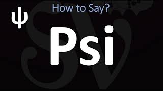 How to Pronounce Psi CORRECTLY  ψ Greek Alphabet Pronunciation [upl. by Roth]