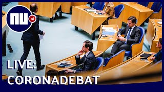 Kamer debatteert over ontwikkelingen rond coronavirus  NUnl [upl. by Hermon]