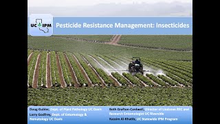 Pesticides Resistance Management Section 2  Insecticides [upl. by Aliban877]