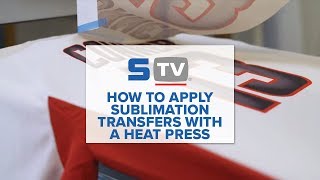 How To Apply Sublimation Transfers with a Heat Press [upl. by Berwick]