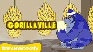 Talking Gorillas Go Bananas  GORILLAVILLE [upl. by Leroj]