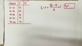 Percentile Continuously Grouped Data [upl. by Consuelo446]