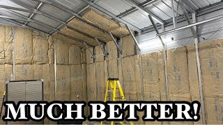 HOW TO INSULATE A METAL GARAGE [upl. by Bryna275]