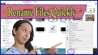 Quickly Rename Multiple Files in Windows Without Software [upl. by Esina826]