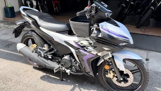 Yamaha Y16ZR 2022  Silver  Purple Walkaround [upl. by Marela966]