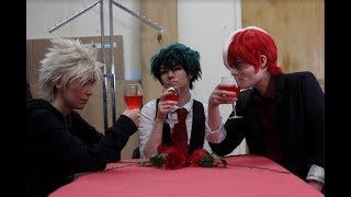 TodoDeku vs BakuDeku Valentines BNHA cosplay skit [upl. by Vasya391]