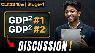 Class 10th GDP²  1 amp 2 Discussion 🔥  Shobhit Nirwan [upl. by Cappello]