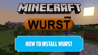 How to Install WURST client for Minecraft 116  Minecraft mods hacks and cheats Minecraft 1164 [upl. by Eidde]