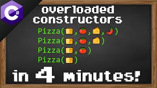 C overloaded constructors 🍕 [upl. by Galatia]