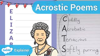 How To Write An Acrostic Poem [upl. by Arammat]