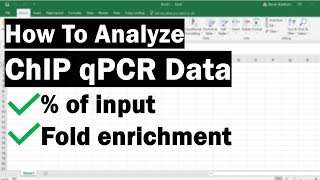 How To Analyze ChIP qPCR Data [upl. by Assilym584]