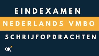 Eindexamen Nederlands VMBO  Schrijfopdrachten artikel en email [upl. by Naves]