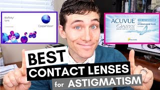 Best Contact Lenses for Astigmatism  Toric Contacts Review [upl. by Akima]