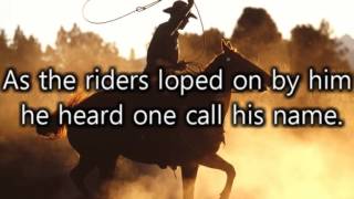 Johnny Cash  Ghost Riders in the sky Lyrics [upl. by Ire]