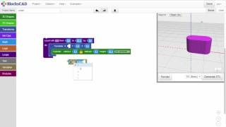 BlocksCAD Training Video Using Loops Part 1 [upl. by Edwin]