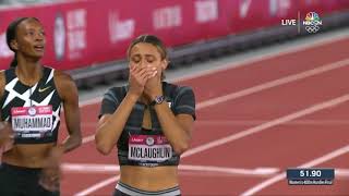 Sydney McLaughlin Smashes World Record In The 400m Hurdles [upl. by Esmerelda827]