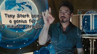 Tony Stark being a genius for 5 minutes straight [upl. by Merci]