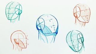 How to Easily Draw Heads  Understanding the Loomis Method [upl. by Chien830]