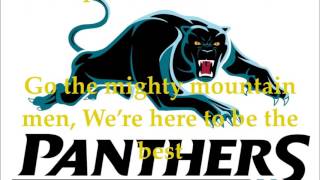 Penrith Panthers theme song Lyrics NRL SingALong [upl. by Eatnahc556]