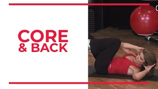 CORE and BACK  Walk at Home Workouts [upl. by Ellitnahc961]