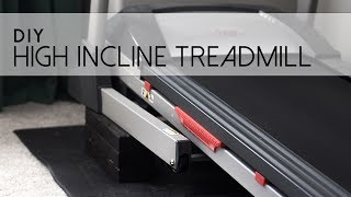 DIY Treadmill Incline  Treadmill Workout  Walking Workouts [upl. by Yud]