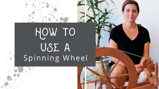 How to Use a Spinning wheel [upl. by Macgregor]