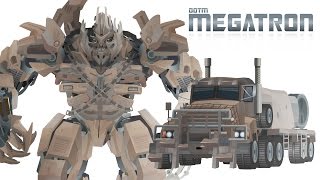 MEGATRON DOTM  Short Flash Transformers Series [upl. by Lledyl]