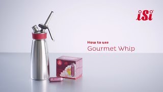 iSi Gourmet Whip  How to Use [upl. by Anitap485]