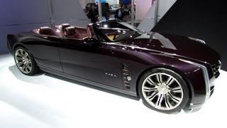 Cadillac Ciel Concept  Exterior and Interior Walkaround  2013 Detroit Auto Show [upl. by Limemann691]