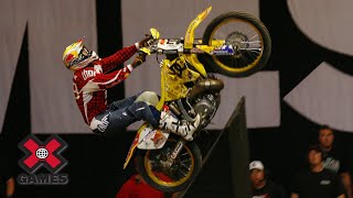 Travis Pastrana lands first double backflip in Moto X history 2006  ESPN Archives [upl. by Katrine]