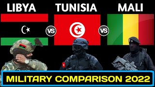 Libya vs Tunisia vs Mali Military Power Comparison 2022  Tunisia vs Libya military power [upl. by May]