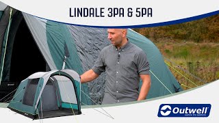 Outwell Lindale 3PA amp 5PA  Inflatable Air tent 2020  Innovative Family Camping [upl. by Aisset]