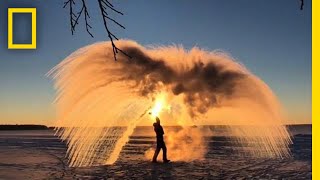 Here’s How Boiling Water Can Turn Into Ice  National Geographic [upl. by Carmel]