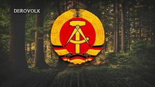 National Anthem of East Germany 19491990  quotAuferstanden aus Ruinenquot [upl. by Sadnalor]