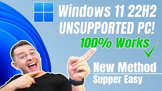 How to install Windows 11 22H2 on Unsupported PC New Method [upl. by Court]